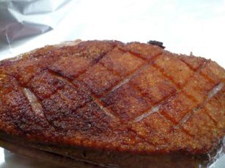 Entenbrust mit Preiselbeersoe