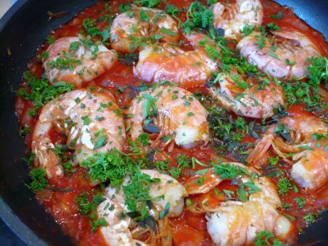 Gambas Pfanne