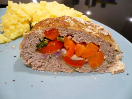 gefllter Hackbraten