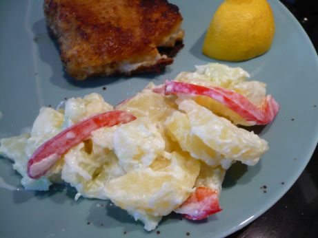 Kartoffelsalat mit Knoblauchjoghurt