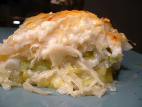 Kartoffel-Sauerkraut Auflauf
