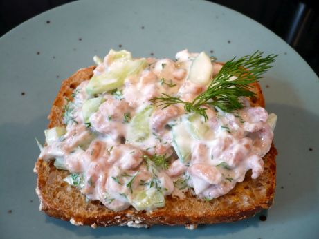 Krabben mit Knoblauch