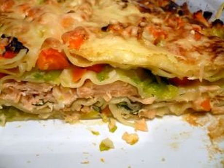 Lachs-Lasagne