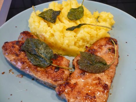 Kalbsleber in Salbeibutter