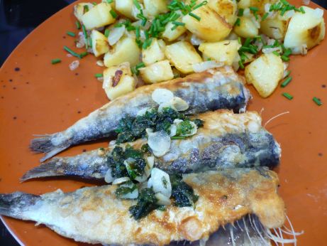 Sardinen gebraten