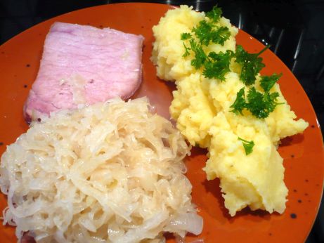 Sauerkraut mit Kassler