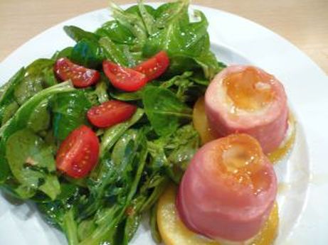 Ziegenkse mit Salat