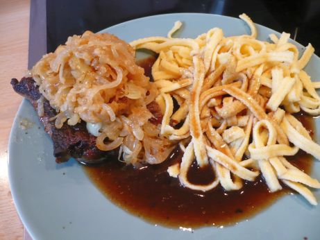 Schwbischer Zwiebelrostbraten